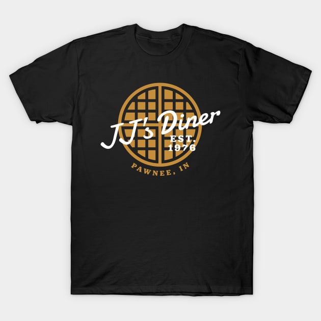 JJ's Diner Waffles T-Shirt by PodDesignShop